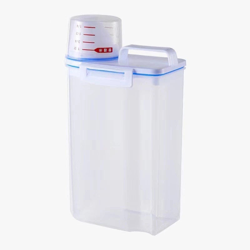 Kit 2 Pote Hermético com Copo Medidor Bico Dosador 2.5L