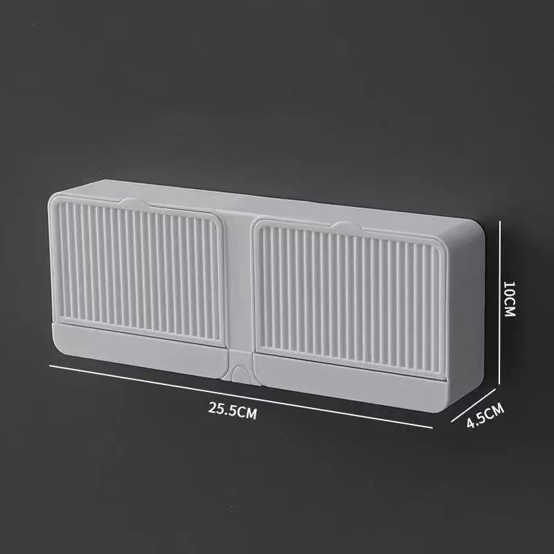 Saboneteira Suporte para Parede com Fixação Adesiva – Porta Sabonete Prático e Sem Perfuração