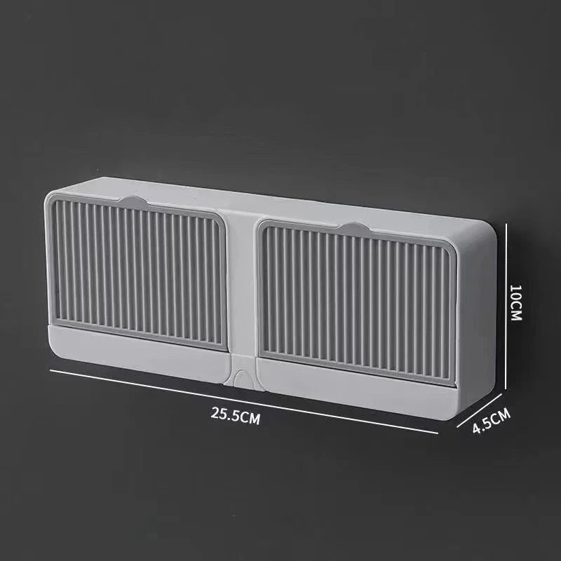 Saboneteira Suporte para Parede com Fixação Adesiva – Porta Sabonete Prático e Sem Perfuração