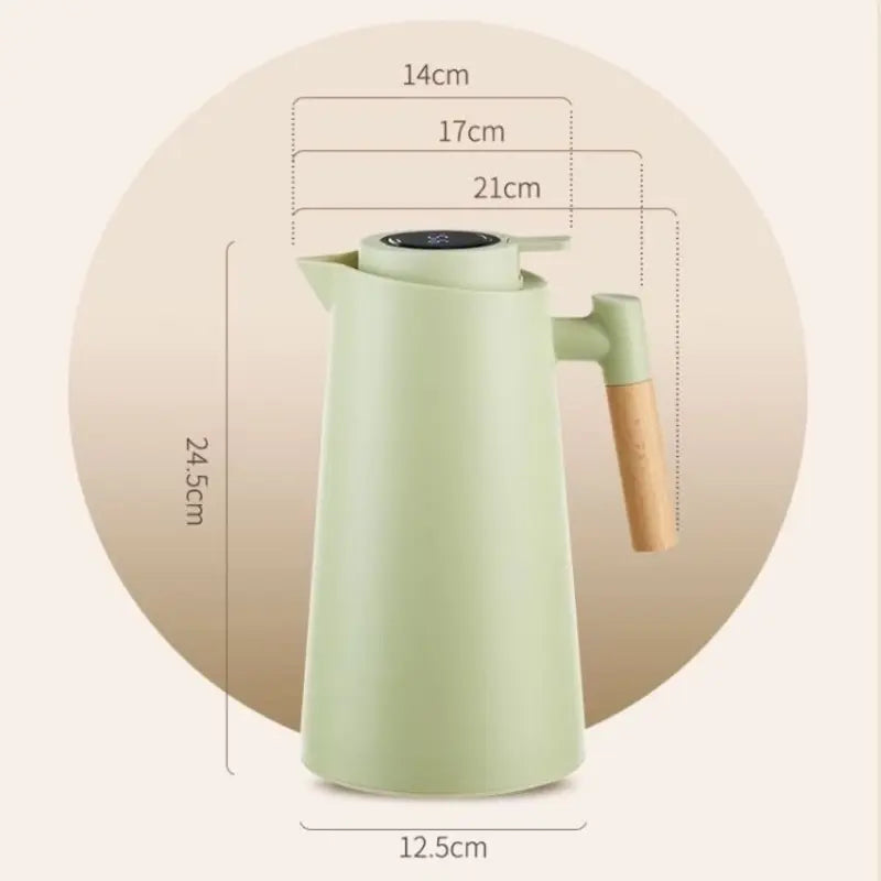 Garrafa Térmica TempView mantendo o café na temperatura ideal por horas.