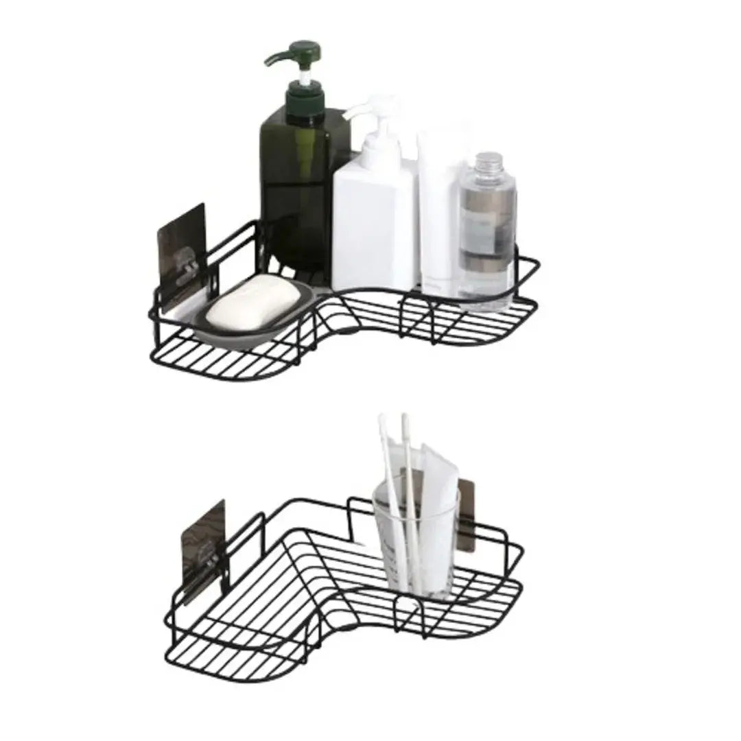 Kit 2 Prateleira Para Banheiro Canto Porta Shampoo