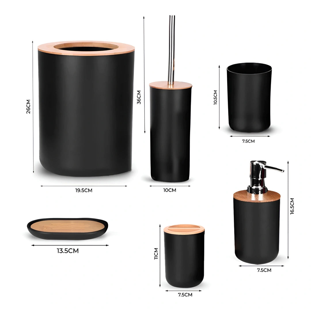 Kit Banheiro Conjunto 6 Peças Completo