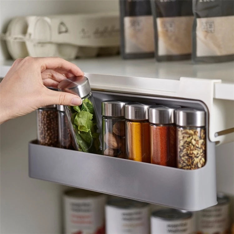 Porta Tempero 6 Potes Organizador Cozinha