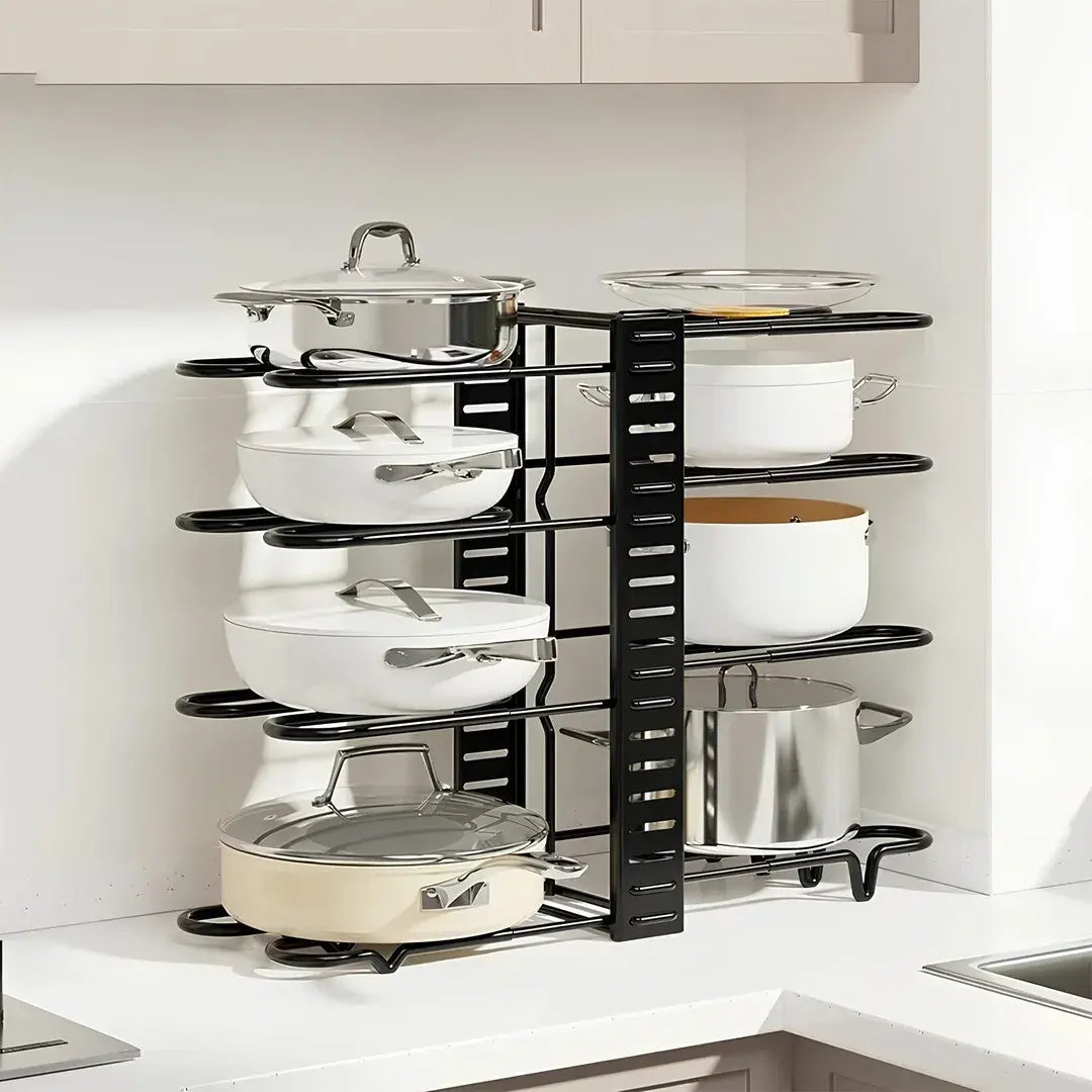 Organizador Rack para Panelas com 8 Camadas