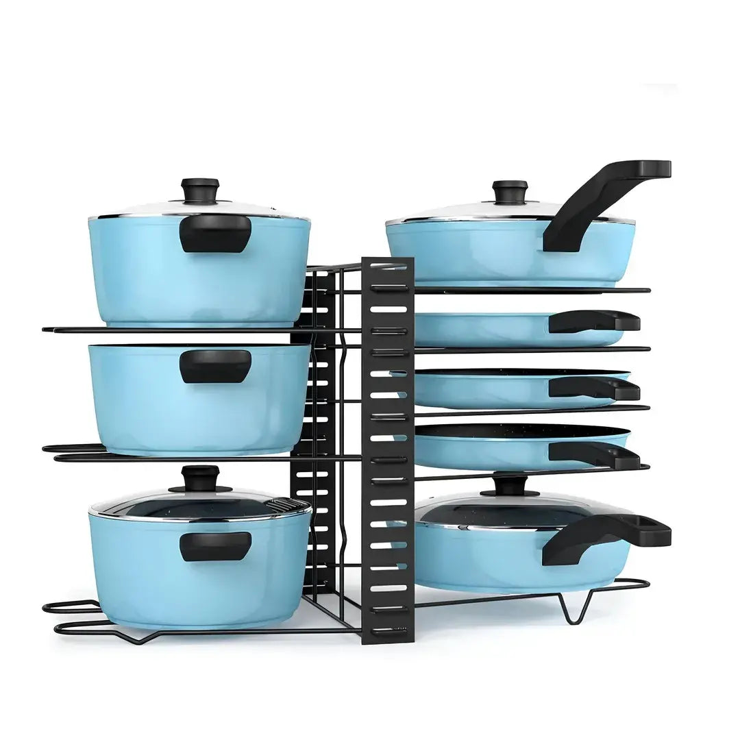 Organizador Rack para Panelas com 8 Camadas