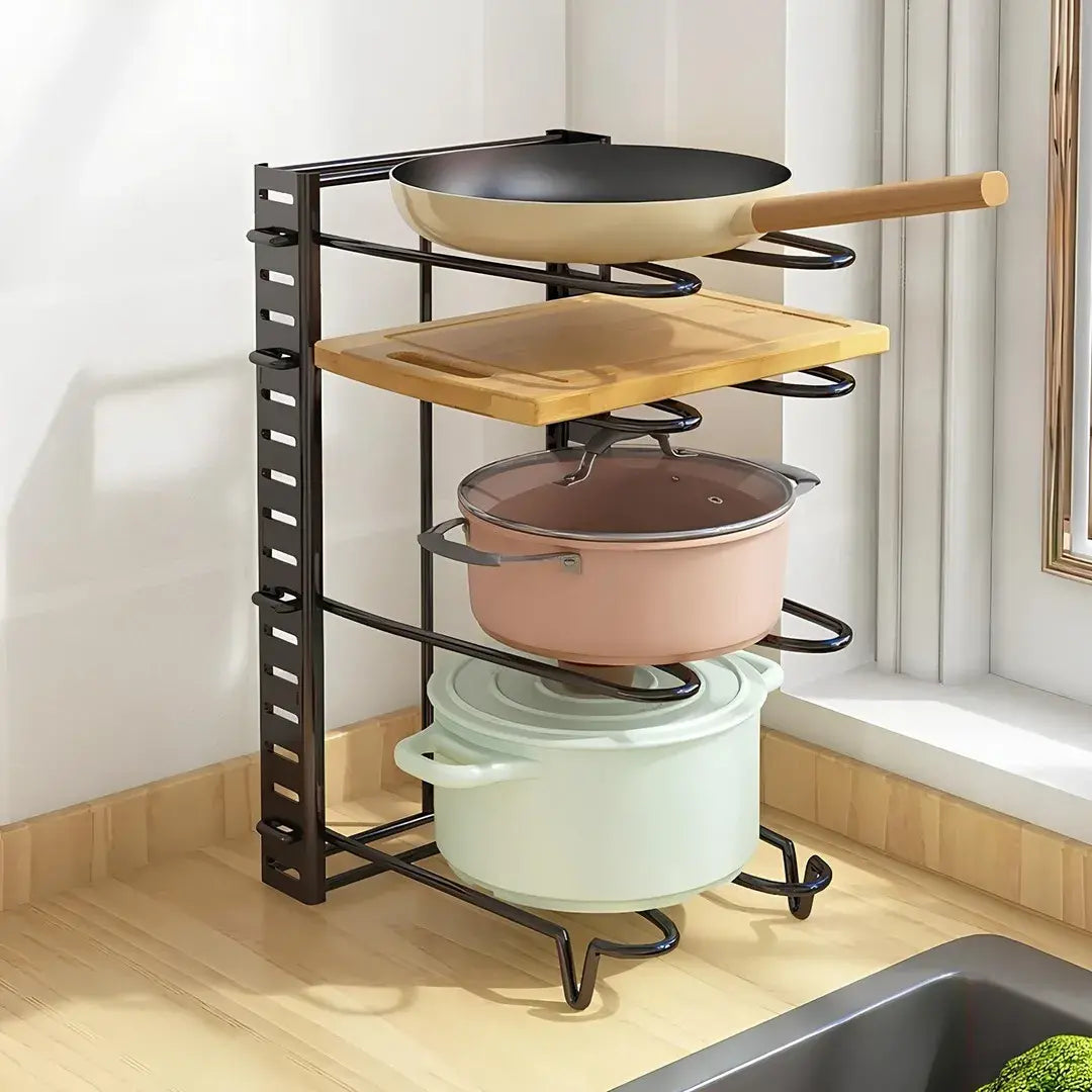 Organizador Rack para Panelas com 8 Camadas