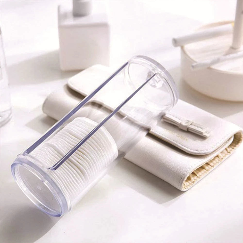 Kit Porta Algodão e Cotonete em Acrílico