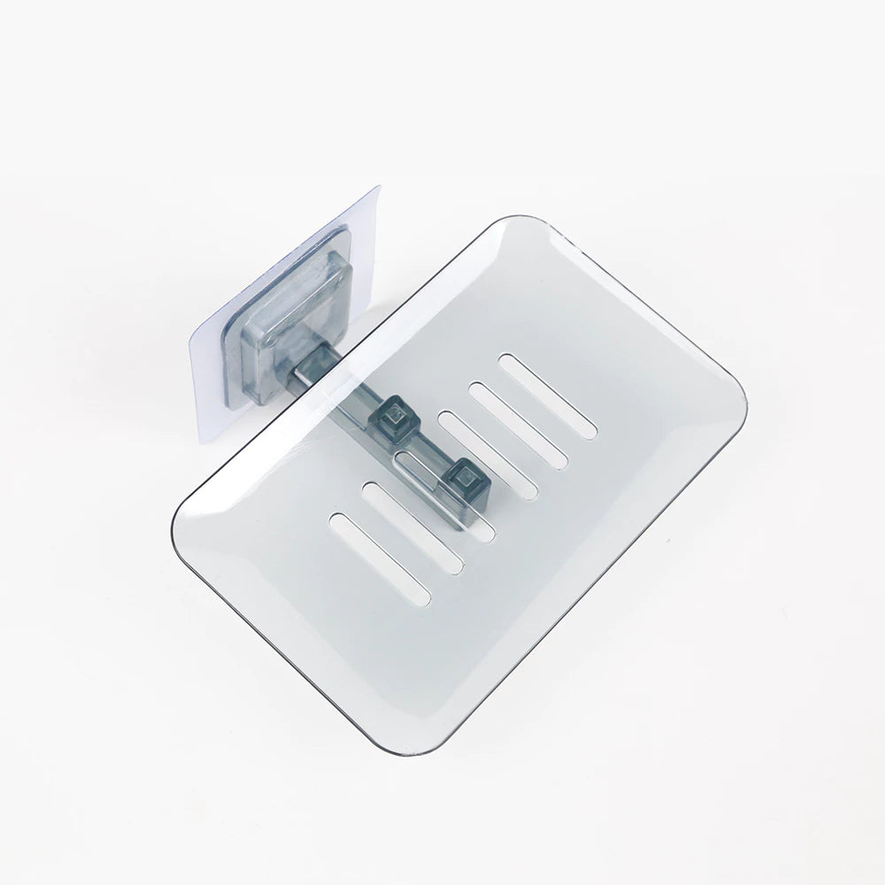 Suporte Porta Sabonete Vazado Transparente Parede Banheiro