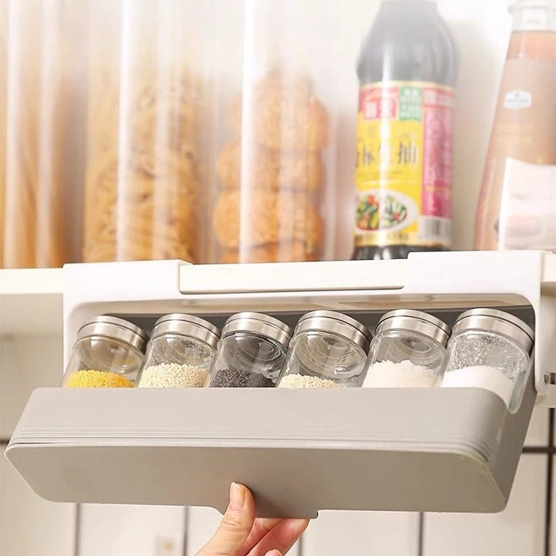 Porta Tempero 6 Potes Organizador Cozinha
