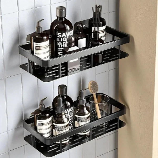 Kit 2 Prateleiras Para Banheiro Porta Shampoo