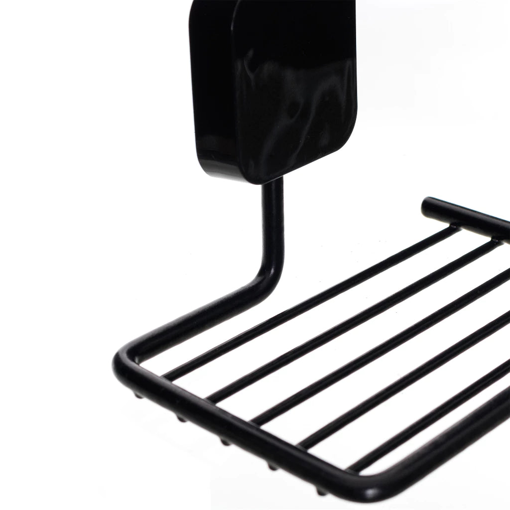 Porta Sabonete Saboneteira Sabão De Aço Com Adesivo Para Fixação Para Parede