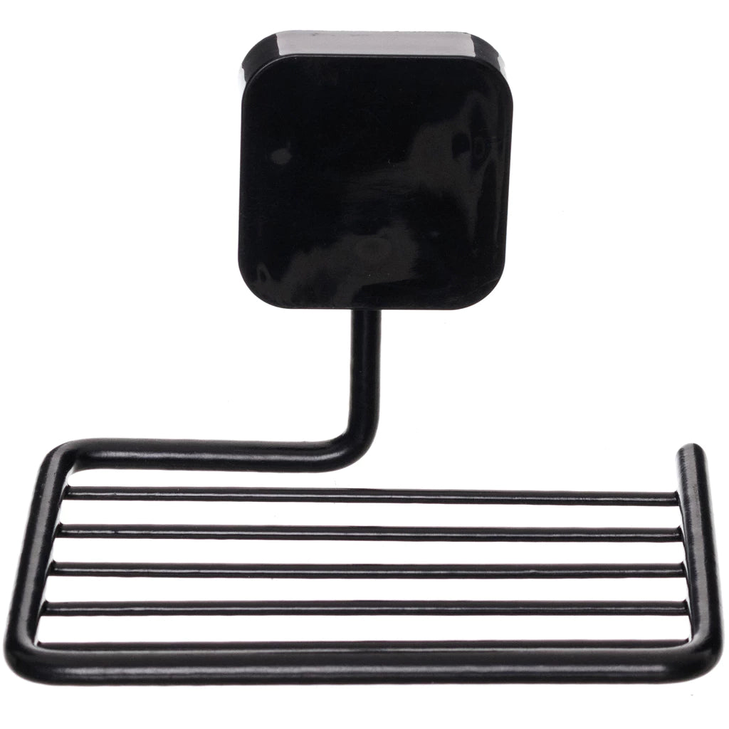 Porta Sabonete Saboneteira Sabão De Aço Com Adesivo Para Fixação Para Parede