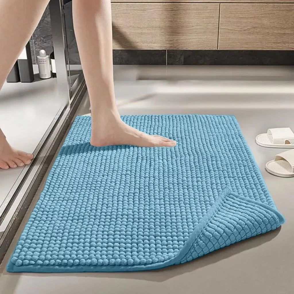 Tapete Para Banheiro de Microfibra Antiderrapante