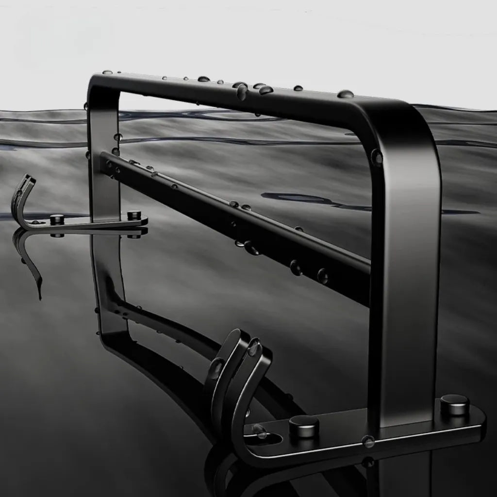 Toalheiro Banheiro Premium Sem Furos Preto