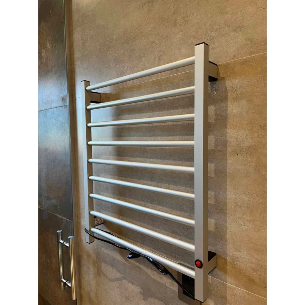 Toalheiro Térmico Alumínio Porta Toalha Electrowood Bivolt Aquece e Seca Toalhas
