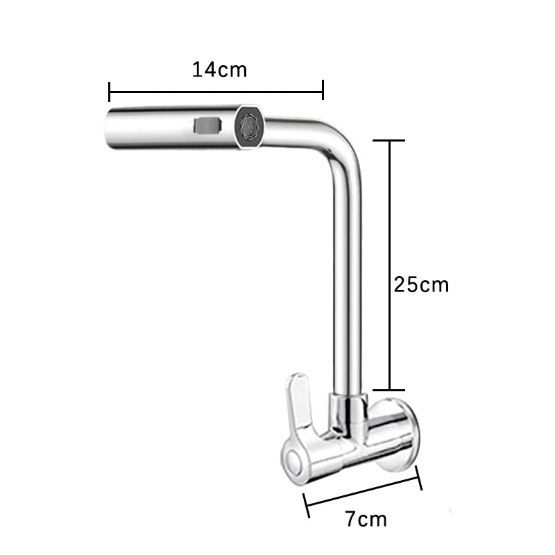 Torneira De Cozinha Cascata 360° Com 3 Funções