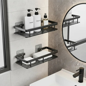 Kit 2 Prateleiras Para Banheiro Porta Shampoo