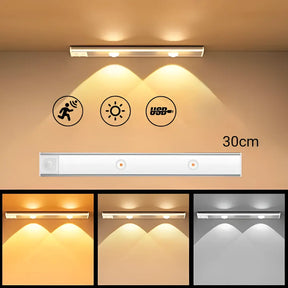 Luminária LED Ultra Fina com Sensor de Movimento