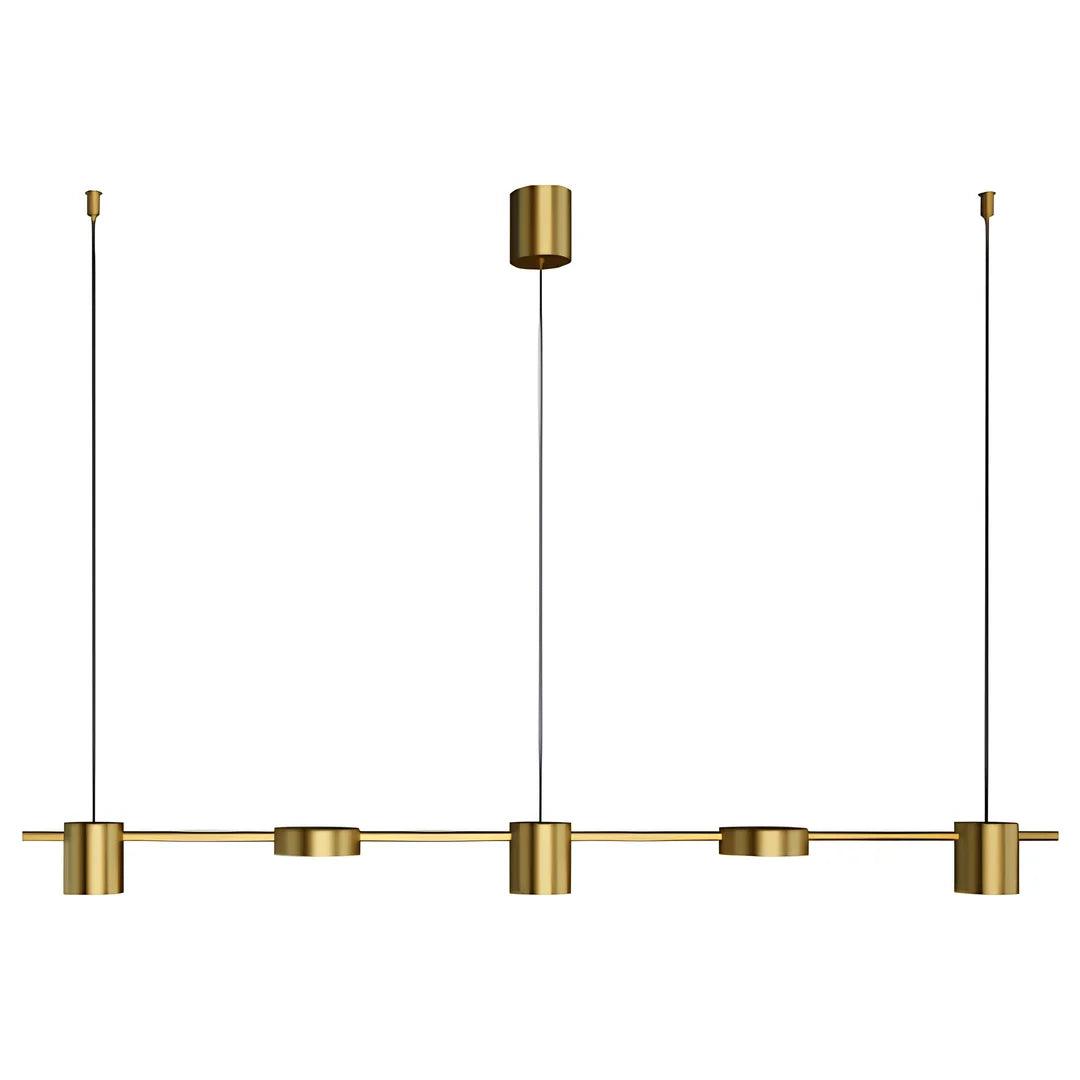 Lustre Moderno Minimalista Dourado - Artique