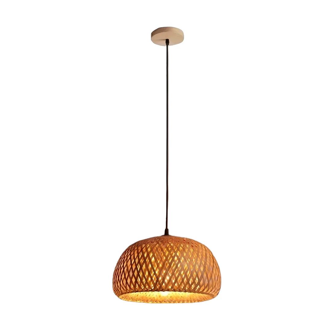 Lustre de Bambu Rattan Feito à Mão - Artique