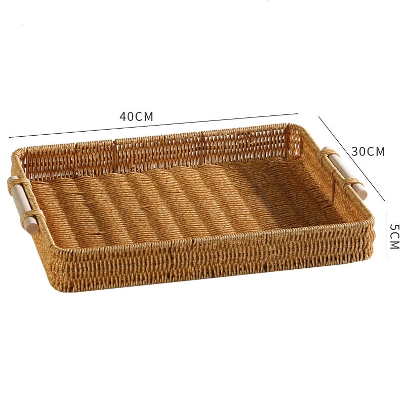 Bandeja Tecido Multiuso para Lanches – Ideal para Café, Chá, Condimentos e Mesa de Jantar
