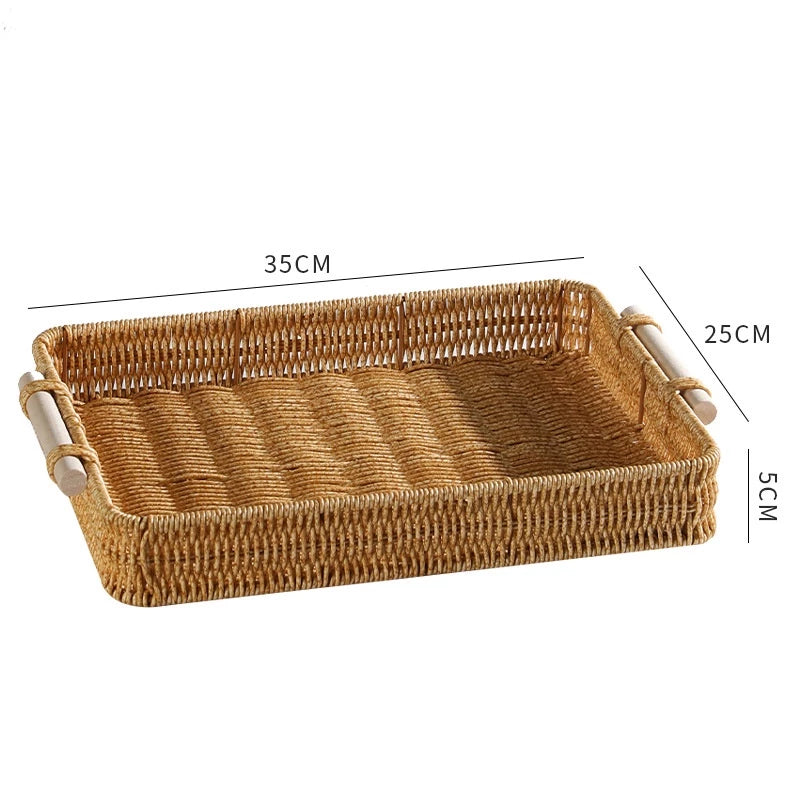Bandeja Tecido Multiuso para Lanches – Ideal para Café, Chá, Condimentos e Mesa de Jantar