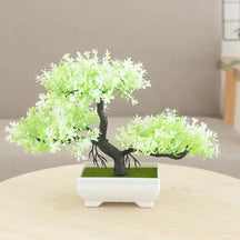 Bonsai de seda decorativo, perfeito para quem deseja plantas sem manutenção.