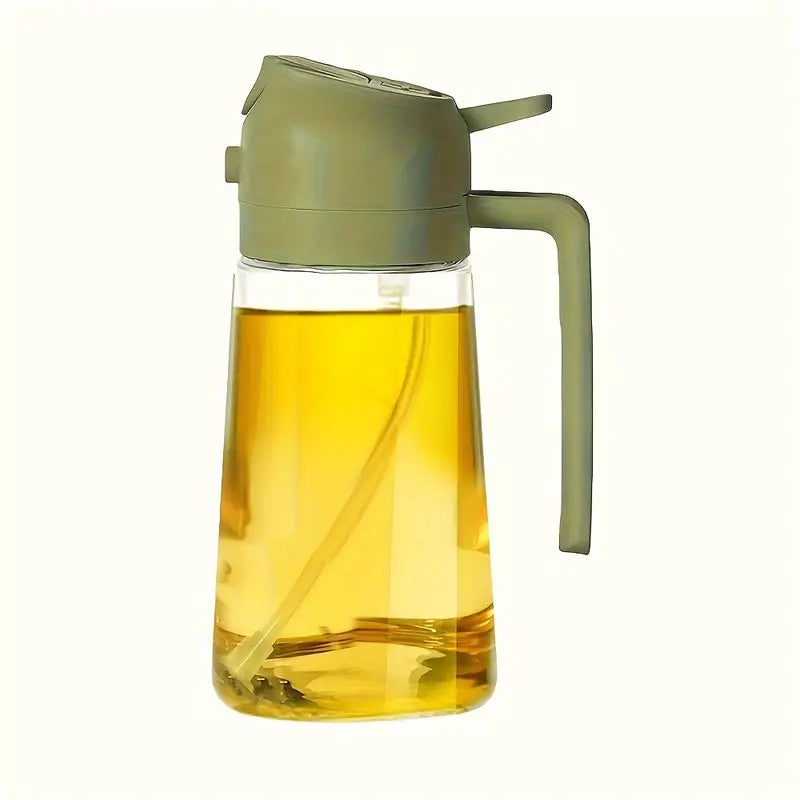 Spray Borrifador para Azeite e Óleo Antirrespingo - Porta Azeite de Vidro 470ml