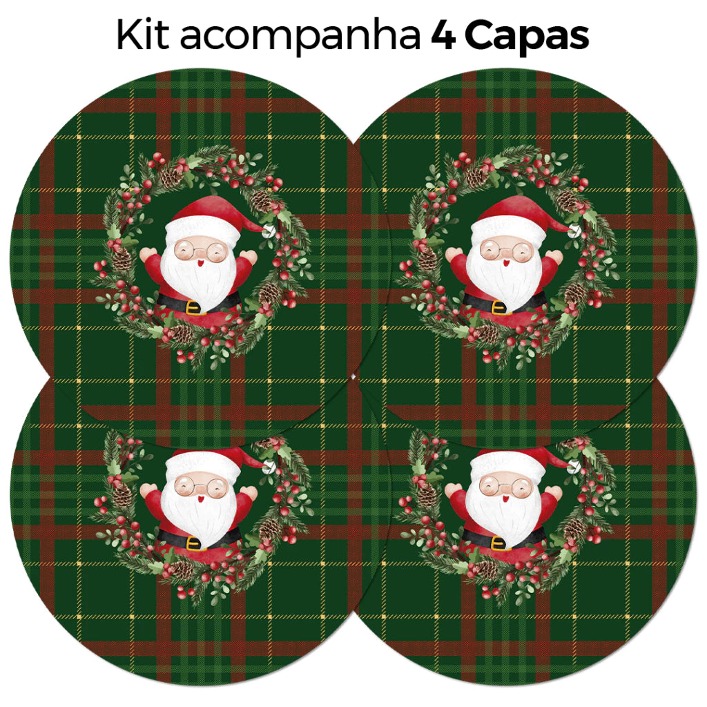 Capas para Sousplat Decoração de Natal 35X35