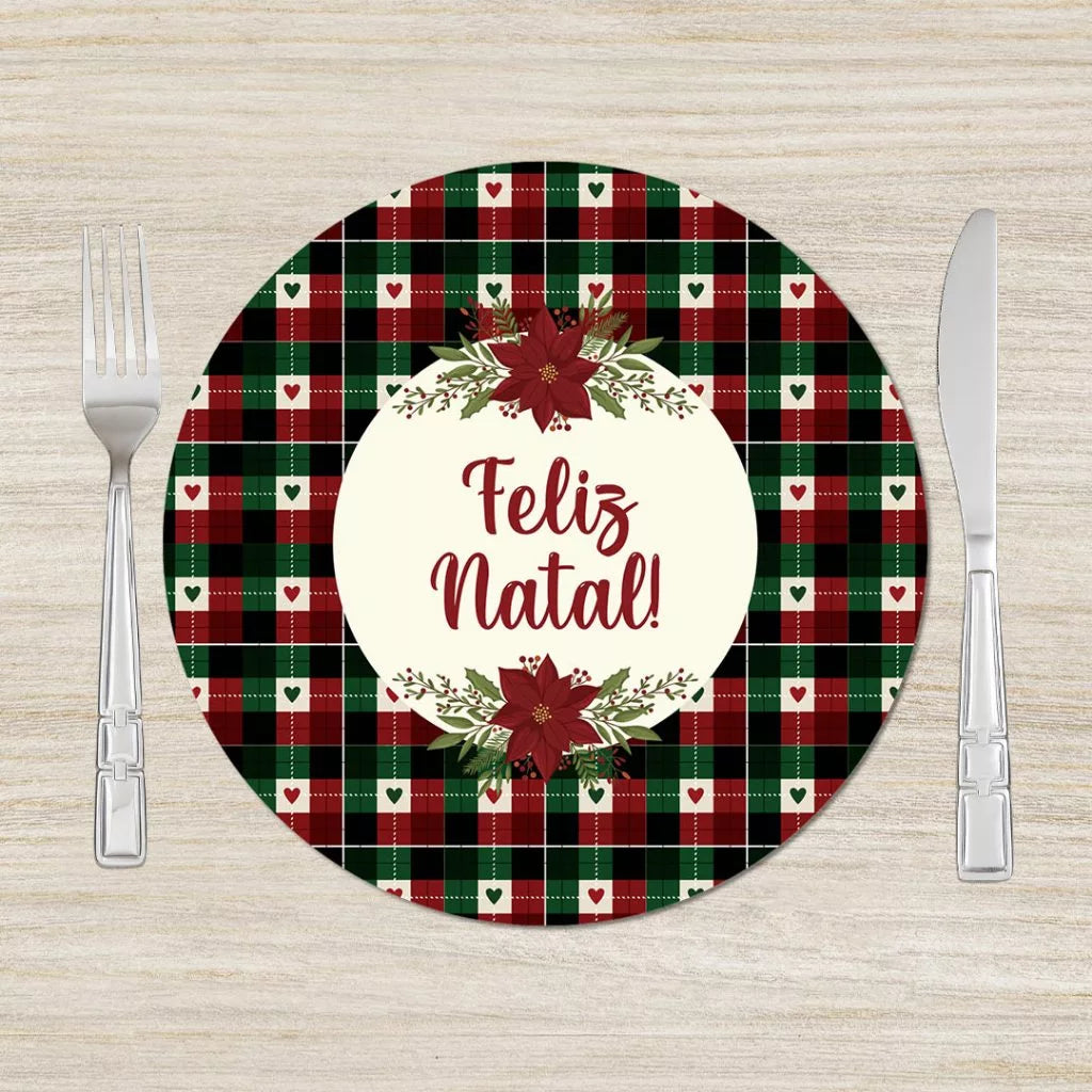 Capas para Sousplat Decoração de Natal 35X35