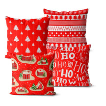 Capas de almofadas decoração natal 42x42 Conjunto 4 Unidades