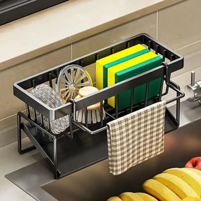 Organizador de cozinha multiuso, perfeito para armazenar utensílios e alimentos, mantendo a cozinha organizada.