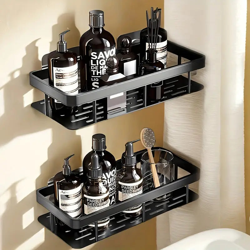 Kit 2 Prateleiras Para Banheiro Porta Shampoo