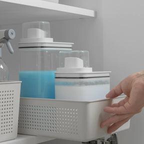 Kit 2 Dispenser Flow 1,5L e 2,3L Hermético Copo Medidor