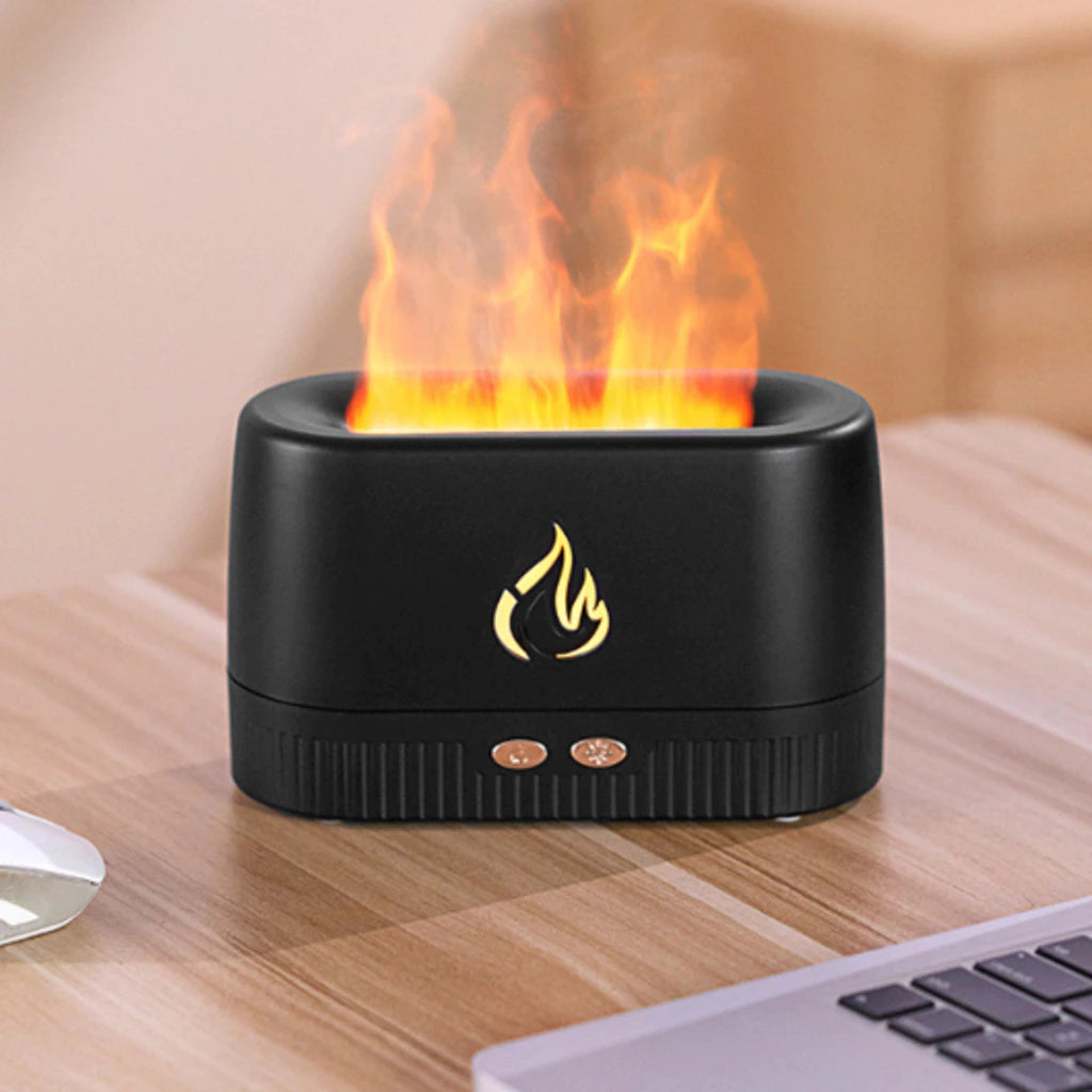 Umidificador Ultrassônico FlameAir – Difusor de Aroma USB para Aromaterapia