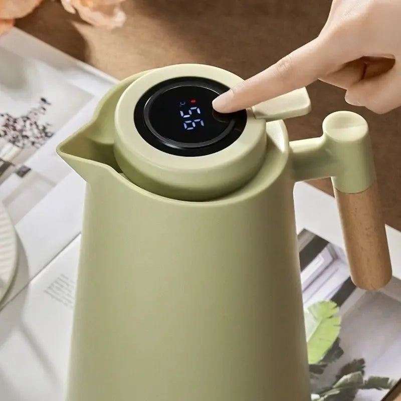 Garrafa Térmica Digital TempView em embalagem elegante para presente.