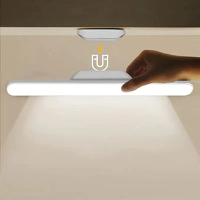 Luz LED magnética com suporte para ambientes internos e armários

