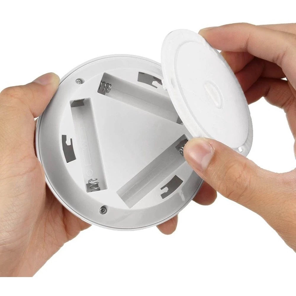 Kit 3 Lâmpadas LED Spot Sem Fio com Controle Remoto