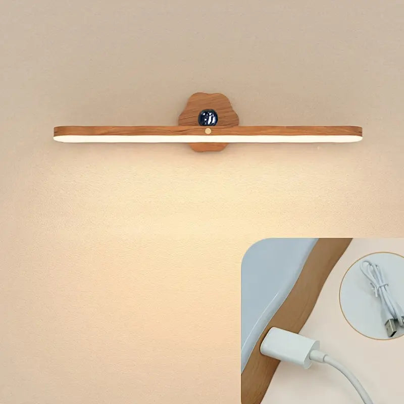 Luminária portátil com entrada USB para recarga prática