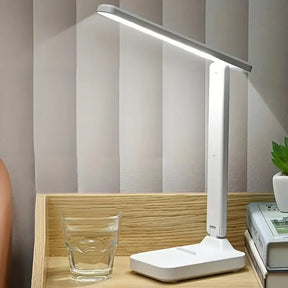 Luminária de Mesa Recarregável – 3 Modos de Luz e Haste Flexível para Leitura ou Estudo