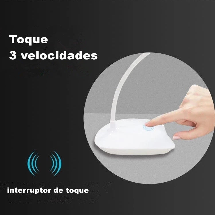 Luminária De Mesa Recarregável Flexível Sem Fio