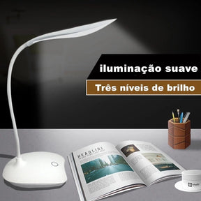 Luminária De Mesa Recarregável Flexível Sem Fio