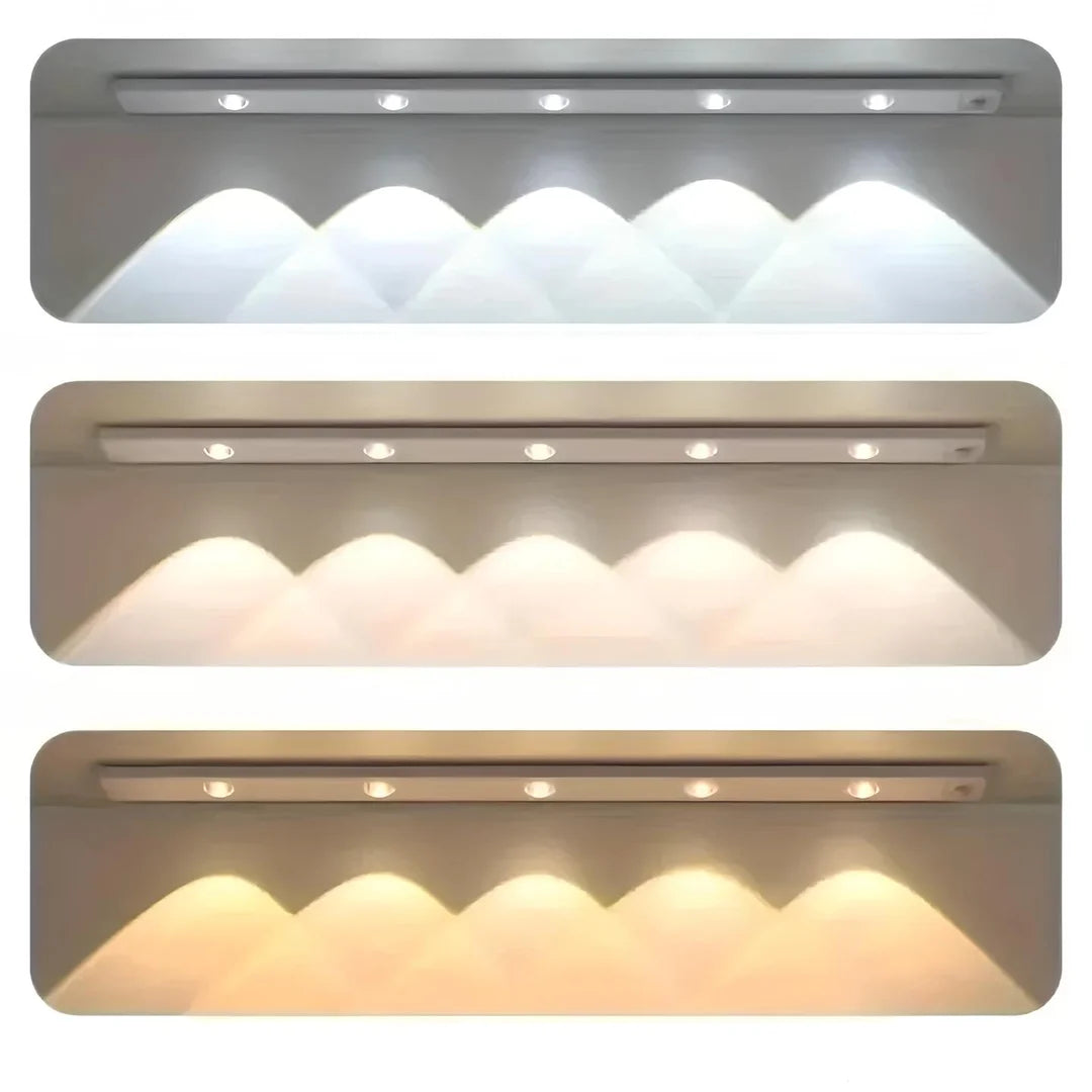Luminária LED Ultra Fina com Sensor de Movimento