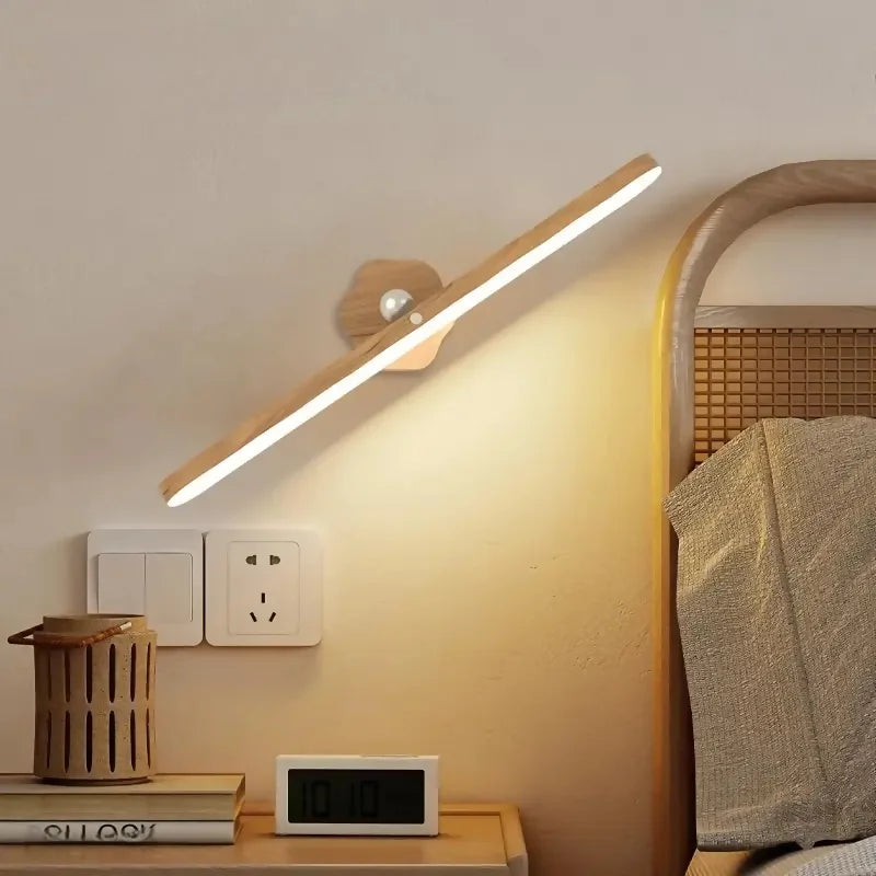 Luminária USB recarregável compacta para uso noturno e leitura