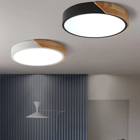 Luminária Plafon de Sobrepor com design moderno e linhas minimalistas.