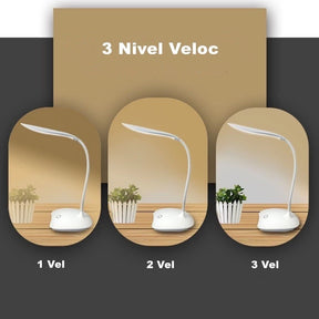 Luminária De Mesa Recarregável Flexível Sem Fio