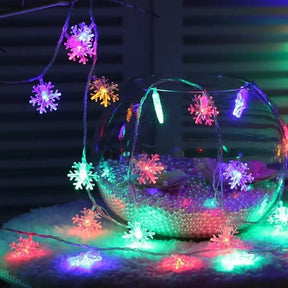 Luz Floco De Neve LED Decoração Natal