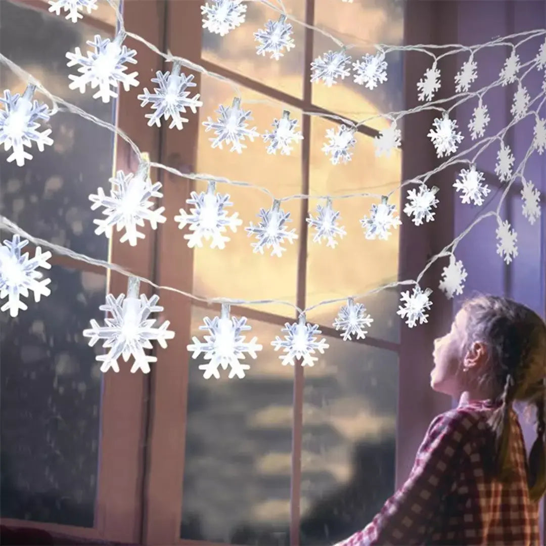 Luz Floco De Neve LED Decoração Natal