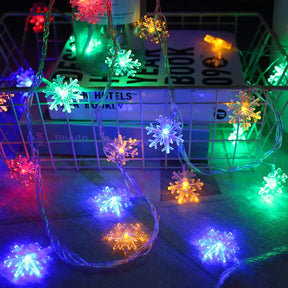 Luz Floco De Neve LED Decoração Natal