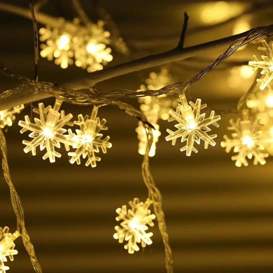 Luz Floco De Neve LED Decoração Natal